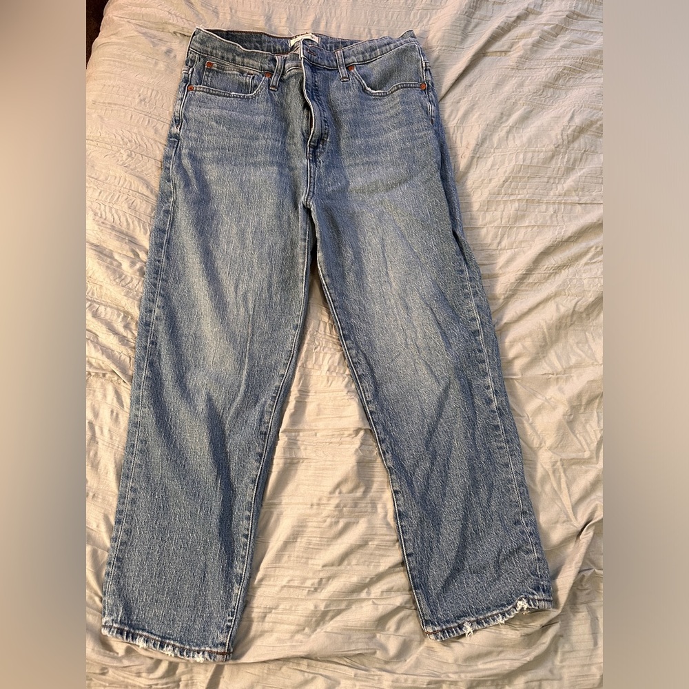 Madewell Classic straight blue jeans size 31